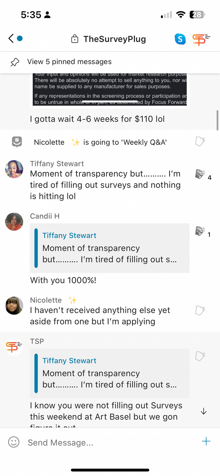 Testimonial screenshot